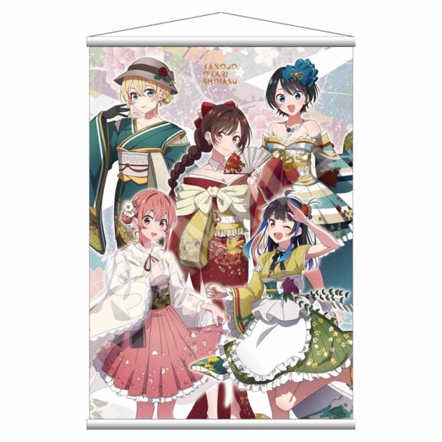 【グッズ-タペストリー】彼女、お借りします 和服モダン B2タペストリー
