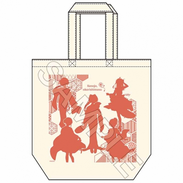 【グッズ-バッグ】彼女、お借りします 和服モダン キャンバストートバッグ
