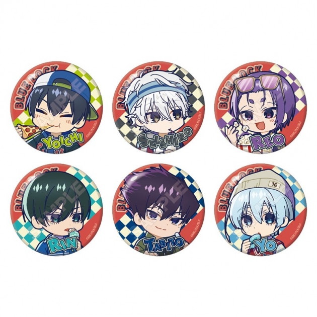 【グッズ-バッチ】TVアニメ『ブルーロック』 NOPPOP アメリカンレトロ 缶バッジ
