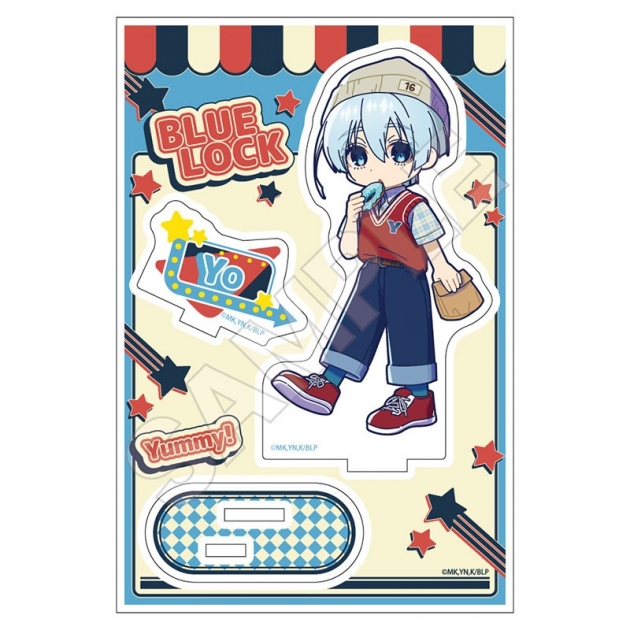 【グッズ-スタンドポップ】TVアニメ『ブルーロック』 NOPPOP アメリカンレトロ アクリルスタンドJr. 氷織 羊
