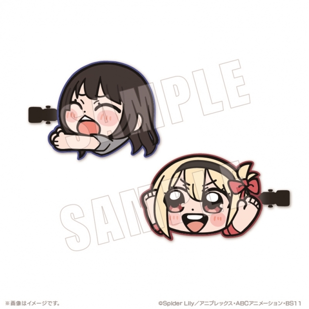 【グッズ-ヘアバンド】リコリス・リコイル ぶくぶ 前髪クリップセット B
