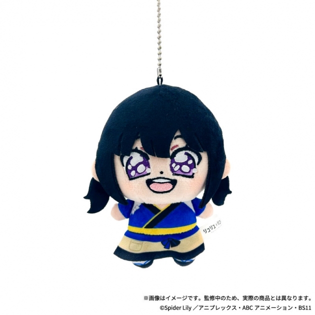 【グッズ-マスコット】リコリス・リコイル ぶくぶ ぬいぐるみマスコット 04.井ノ上たきな 喫茶リコリコVer.
