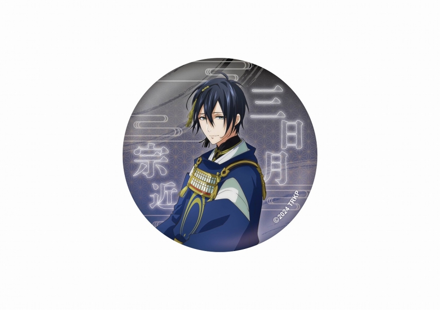 【グッズ-バッチ】刀剣乱舞 廻 ティザービジュアル缶バッジ 三日月宗近
