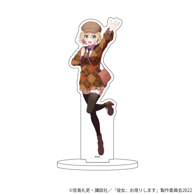【グッズ-スタンドポップ】彼女、お借りします キャラアクリルフィギュア 19 七海麻美 秋葉原デートver.(描き下ろしイラスト)
