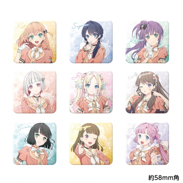 【グッズ-バッチ】ラブライブ!蓮ノ空女学院スクールアイドルクラブ トレーディング描き下ろしスクエア缶バッジ
