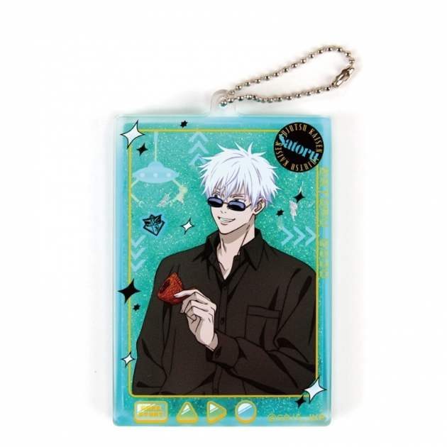 【グッズ-キーホルダー】TVアニメ「呪術廻戦」 描き下ろしグリッターアクリルキーホルダー/五条悟
