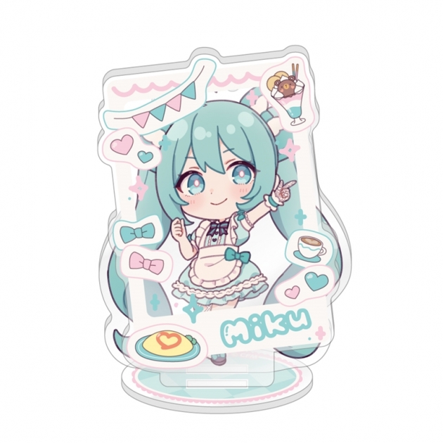 【グッズ-スタンドポップ】初音ミク 秋葉原フェスティバル2025 ミニキャラアクリルジオラマ コンセプトカフェver. / 初音ミク
