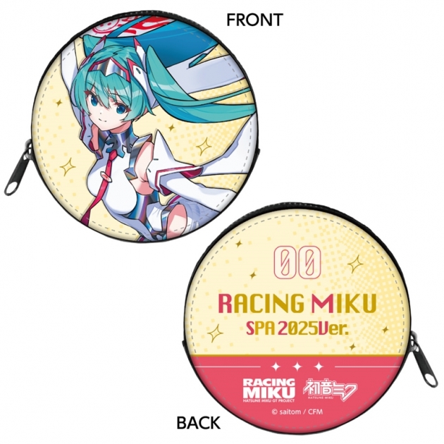 【グッズ-コインケース】初音ミク レーシングVer.SPA 2025応援Ver. コインケース
