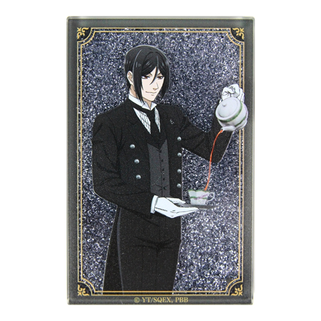 【グッズ-置きもの】黒執事 -緑の魔女編- 描き下ろしグリッターアクリルブロック / セバスチャン・ミカエリス
