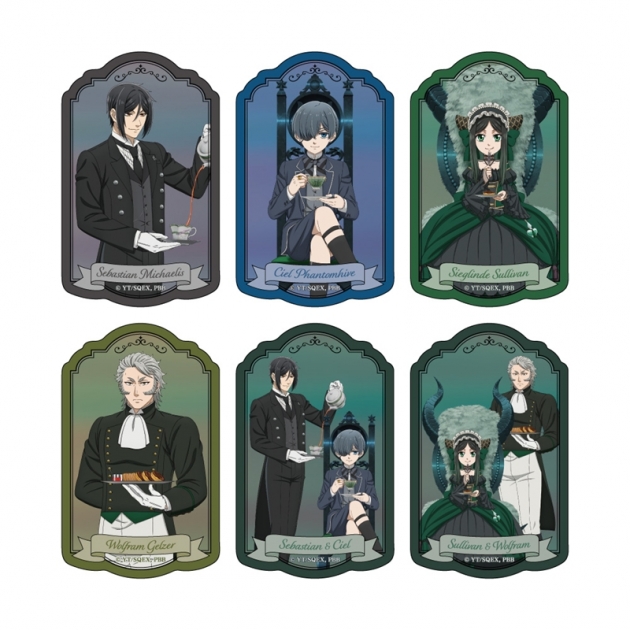 【グッズ-ステッカー】黒執事 -緑の魔女編- 描き下ろしトレーディングホログラムステッカー
