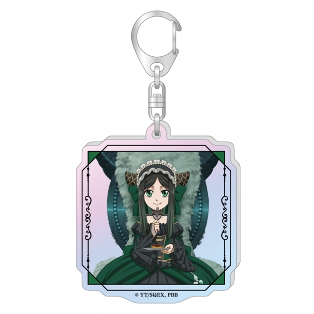 【グッズ-キーホルダー】黒執事 -緑の魔女編- 描き下ろしオーロラアクリルキーホルダー / ジークリンデ・サリヴァン
