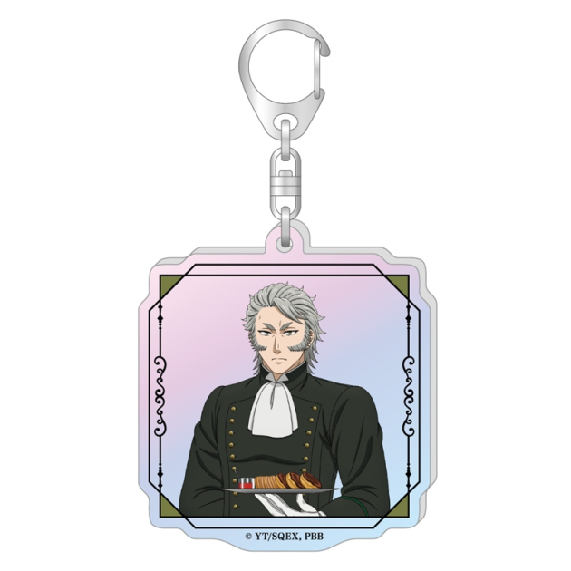 【グッズ-キーホルダー】黒執事 -緑の魔女編- 描き下ろしオーロラアクリルキーホルダー / ヴォルフラム・ゲルツァー
