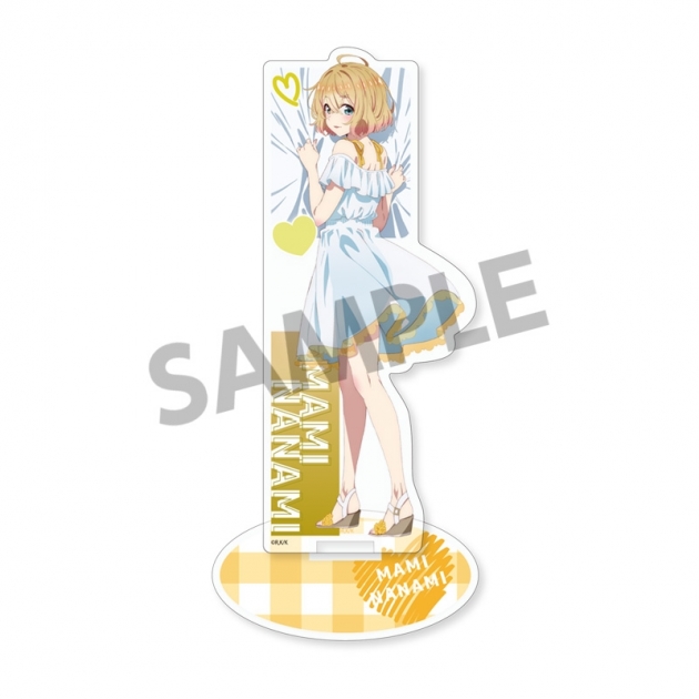【グッズ-スタンドポップ】彼女、お借りします 描き下ろしアクリルフィギュア 七海麻美 ワンピース ver.
