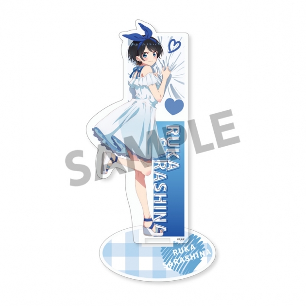 【グッズ-スタンドポップ】彼女、お借りします 描き下ろしアクリルフィギュア 更科瑠夏 ワンピース ver.

