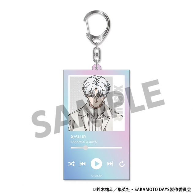 【グッズ-キーホルダー】SAKAMOTO DAYS オーロラアクリルキーホルダー X(スラー)