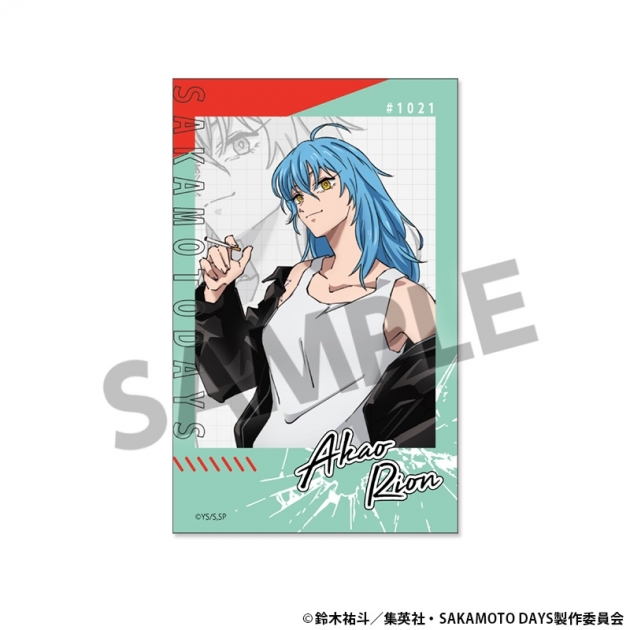 【グッズ-ステッカー】SAKAMOTO DAYS インスタントフォト風ステッカー 赤尾リオン