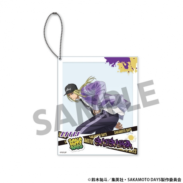 【グッズ-キーホルダー】SAKAMOTO DAYS 描き下ろしポラロイド風アクリルキーホルダー 神々廻 パルクール ver.