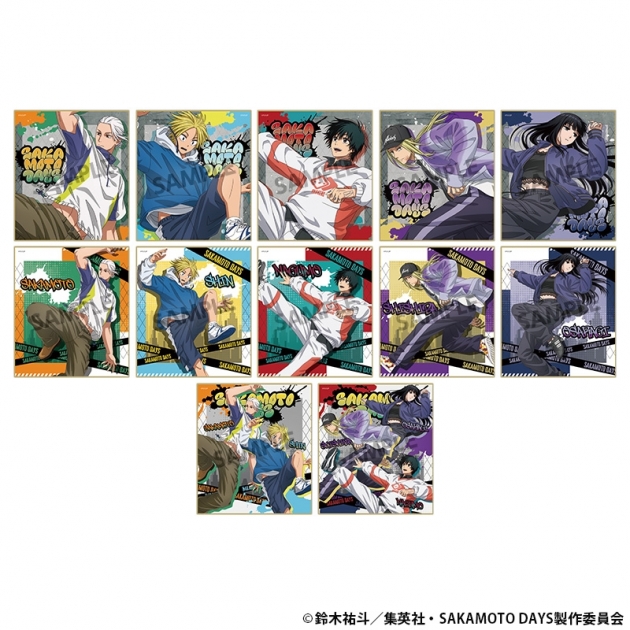 【グッズ-色紙】SAKAMOTO DAYS 描き下ろしトレーディングミニ色紙 パルクール ver.
