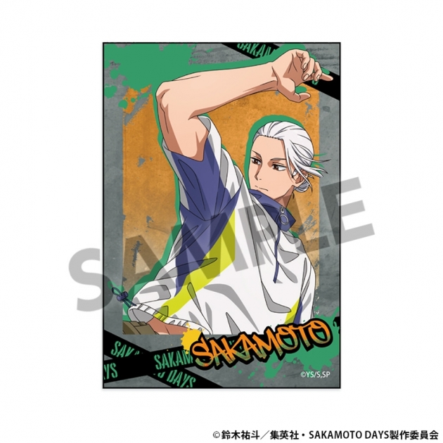 【グッズ-ステッカー】SAKAMOTO DAYS 描き下ろしステッカー 坂本太郎 パルクール ver.