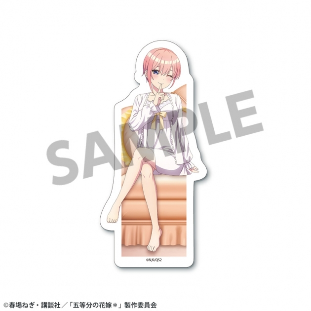 【グッズ-ステッカー】五等分の花嫁* 描き下ろしダイカットステッカー 中野一花 ナイトウェア ver.
