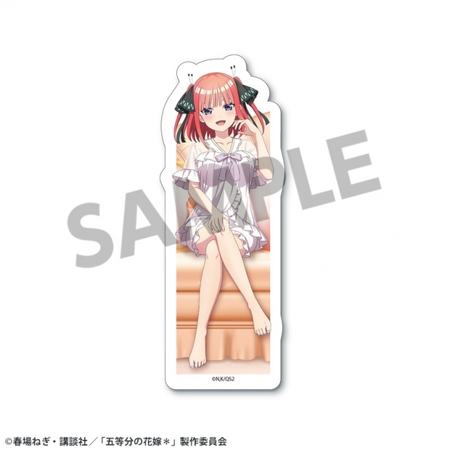 【グッズ-ステッカー】五等分の花嫁* 描き下ろしダイカットステッカー 中野二乃 ナイトウェア ver.
