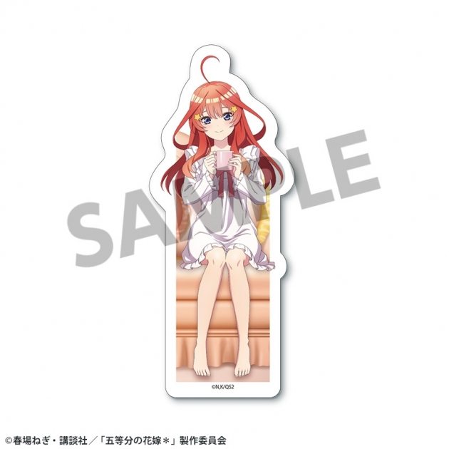 【グッズ-ステッカー】五等分の花嫁* 描き下ろしダイカットステッカー 中野五月 ナイトウェア ver.

