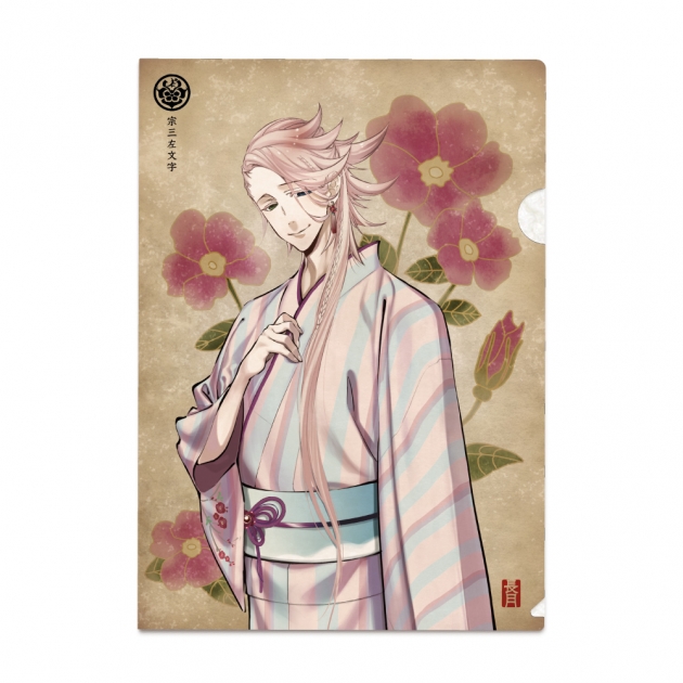 【グッズ-クリアファイル】刀剣乱舞-ONLINE- 華こよみ絵巻 第五弾 和紙クリアファイル 宗三左文字
