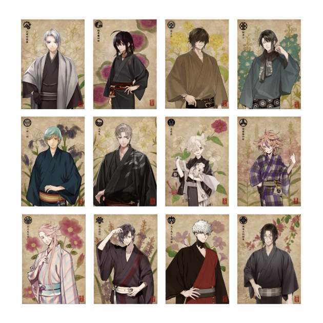 【グッズ-ポストカード】刀剣乱舞-ONLINE- 華こよみ絵巻 第五弾 絵葉書集
