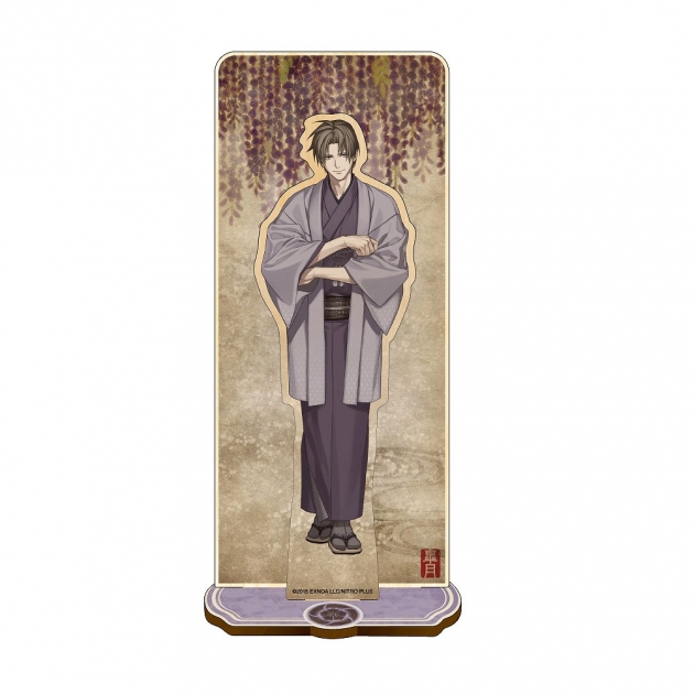 【グッズ-スタンドポップ】刀剣乱舞ONLINE 華こよみ絵巻 第一弾 木製スタンド へし切長谷部
