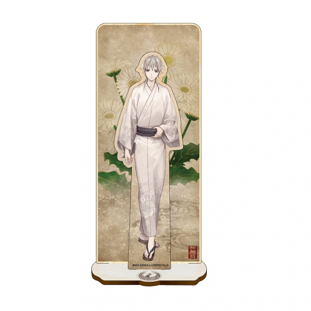 【グッズ-スタンドポップ】刀剣乱舞ONLINE 華こよみ絵巻 第一弾 木製スタンド 鶴丸国永
