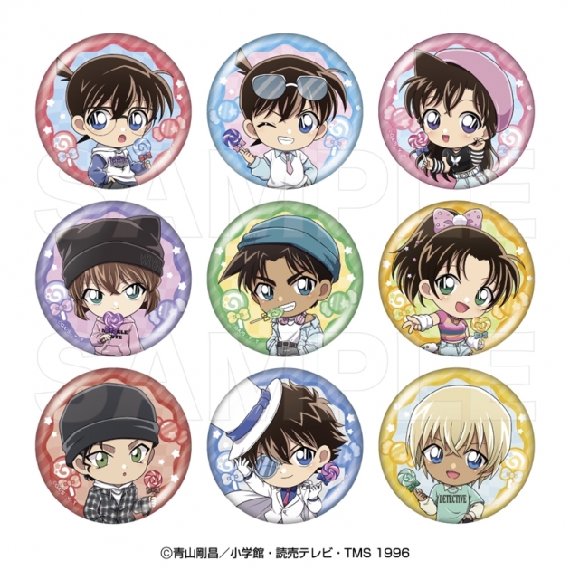【グッズ-バッチ】名探偵コナン キャラバッジコレクション(ロリポップミニ)全9種

