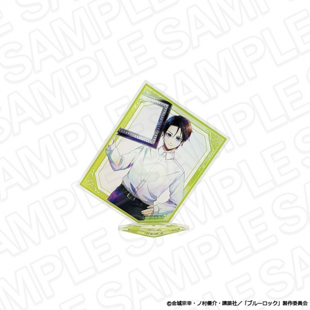 【グッズ-スタンドポップ】TVアニメ『ブルーロック』 カード型アクリルスタンド PALE TONE series 潔 世一 Frame ver.
