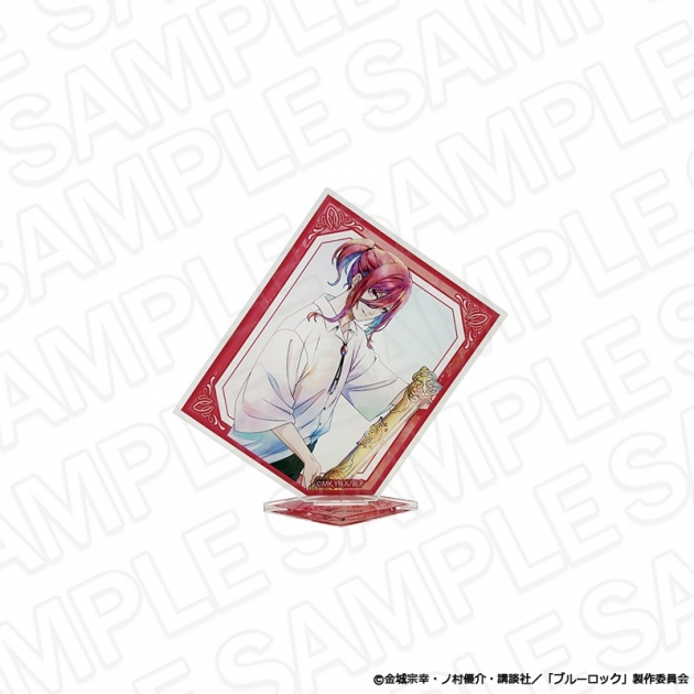【グッズ-スタンドポップ】TVアニメ『ブルーロック』 カード型アクリルスタンド PALE TONE series 千切豹馬 Frame ver.
