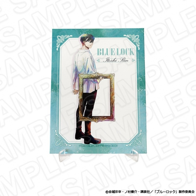 【グッズ-置きもの】TVアニメ『ブルーロック』 キャンバスプレート PALE TONE series 糸師 凛 Frame ver.
