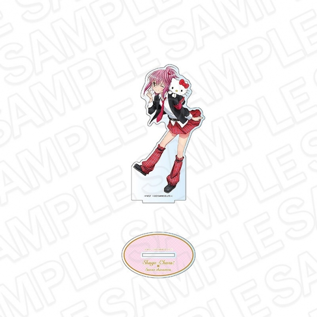 【グッズ-スタンドポップ】しゅごキャラ!×サンリオキャラクターズ ホログラムデカアクリルスタンド 日奈森あむ×ハローキティ
