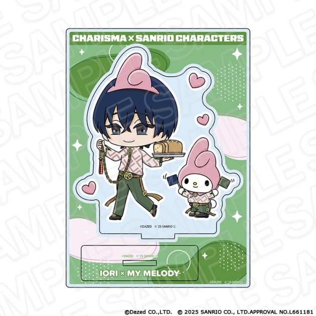 【グッズ-スタンドポップ】カリスマ × サンリオキャラクターズ シート型アクリルフィギュア 本橋 依央利 × マイメロディ vol.2
