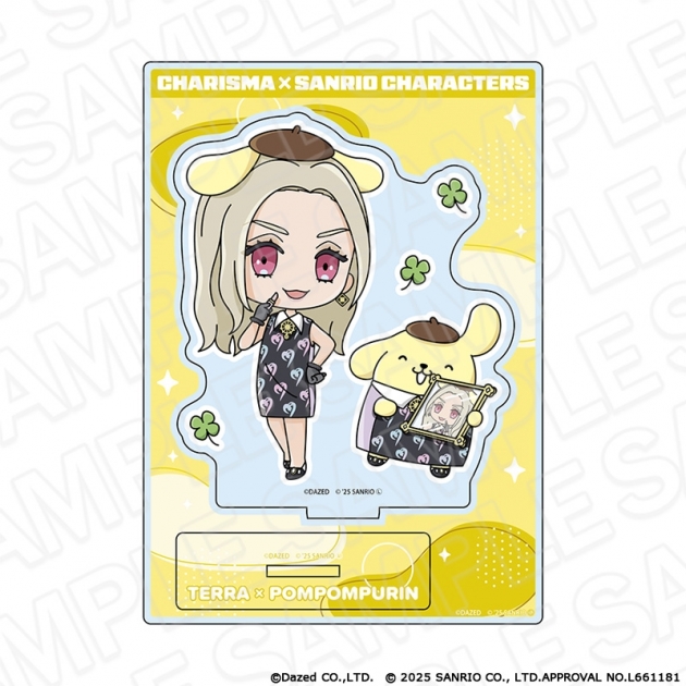 【グッズ-スタンドポップ】カリスマ × サンリオキャラクターズ シート型アクリルフィギュア テラ × ポムポムプリン vol.2
