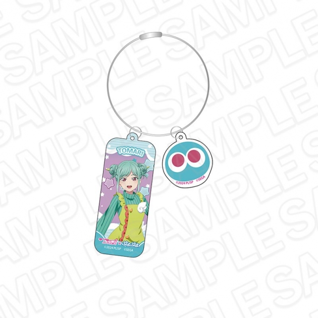 【グッズ-キーホルダー】ラブライブ!スーパースター!!×ぷよぷよ ワイヤーキーホルダー 鬼塚冬毬
