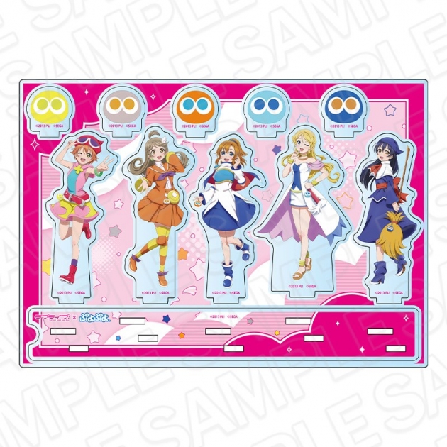 【グッズ-スタンドポップ】ラブライブ!×ぷよぷよ アクリルジオラマ A
