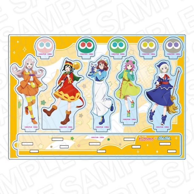 【グッズ-スタンドポップ】ラブライブ!虹ヶ咲学園スクールアイドル同好会 (ニジガク)×ぷよぷよ アクリルジオラマ C
