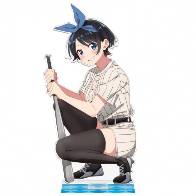 【グッズ-スタンドポップ】彼女、お借りします アクリルキャラスタンド 更科瑠夏 ベースボールユニフォームver.
