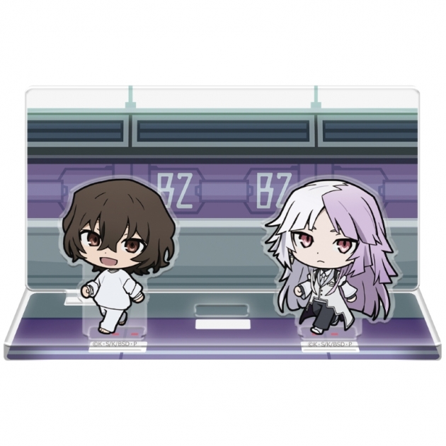 【グッズ-スタンドポップ】文豪ストレイドッグス ついてっくアクリルジオラマ 太宰治&シグマ
