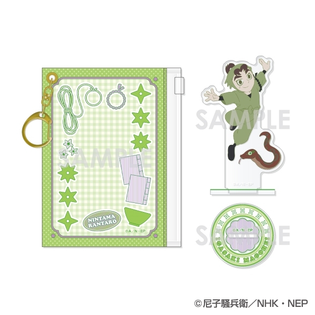【グッズ-スタンドポップ】忍たま乱太郎 ポーチ入りアクリルスタンド 5.伊賀崎孫兵
