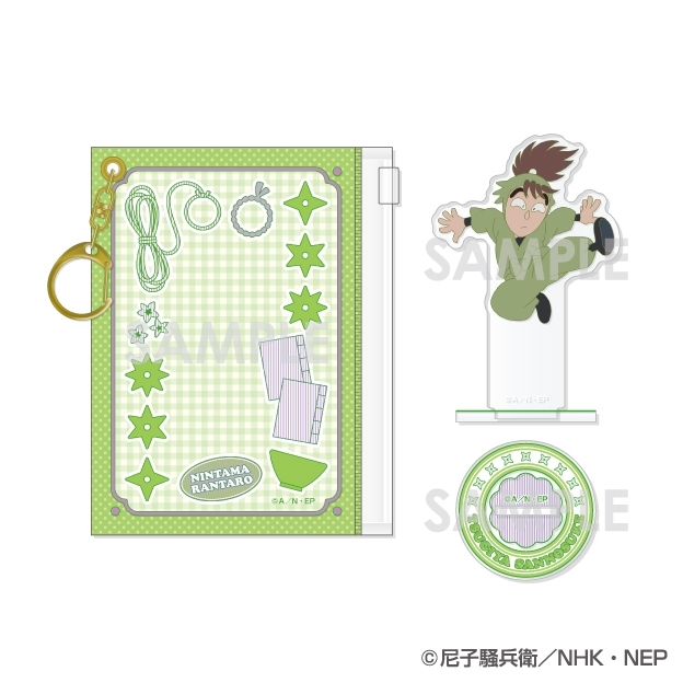 【グッズ-スタンドポップ】忍たま乱太郎 ポーチ入りアクリルスタンド 7.次屋三之助
