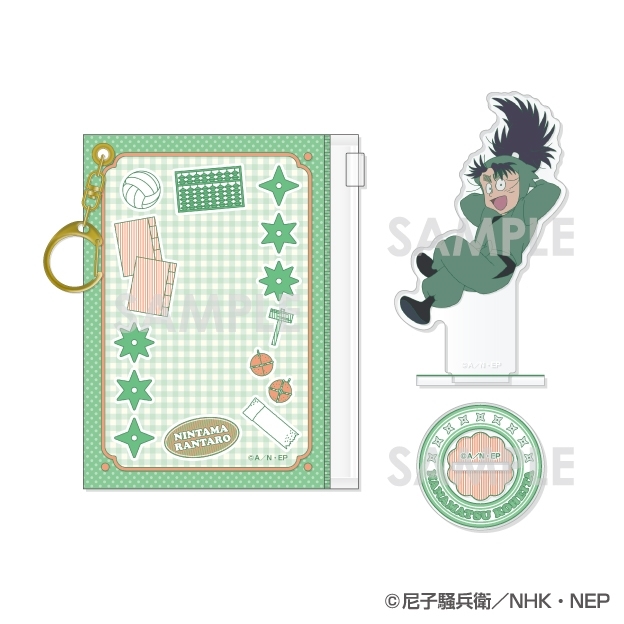 【グッズ-スタンドポップ】忍たま乱太郎 ポーチ入りアクリルスタンド 19.七松小平太
