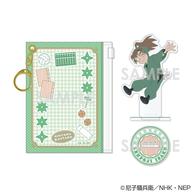 【グッズ-スタンドポップ】忍たま乱太郎 ポーチ入りアクリルスタンド 21.善法寺伊作
