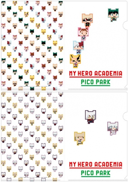 【グッズ-クリアファイル】僕のヒーローアカデミア×PICO PARK クリアファイルセット
