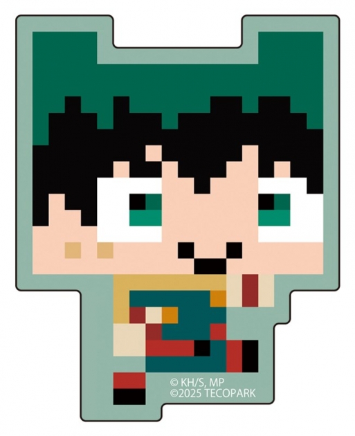 【グッズ-ステッカー】僕のヒーローアカデミア×PICO PARK ダイカットステッカー 緑谷出久×PICO CAT
