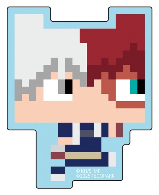 【グッズ-ステッカー】僕のヒーローアカデミア×PICO PARK ダイカットステッカー 轟焦凍×PICO CAT
