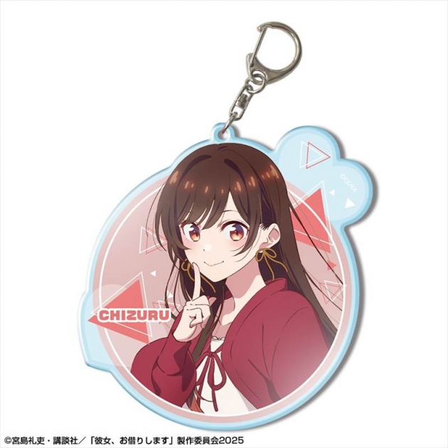【グッズ-キーホルダー】彼女、お借りします ビッグアクリルキーホルダー Ver.3 デザイン01(水原千鶴/A)
